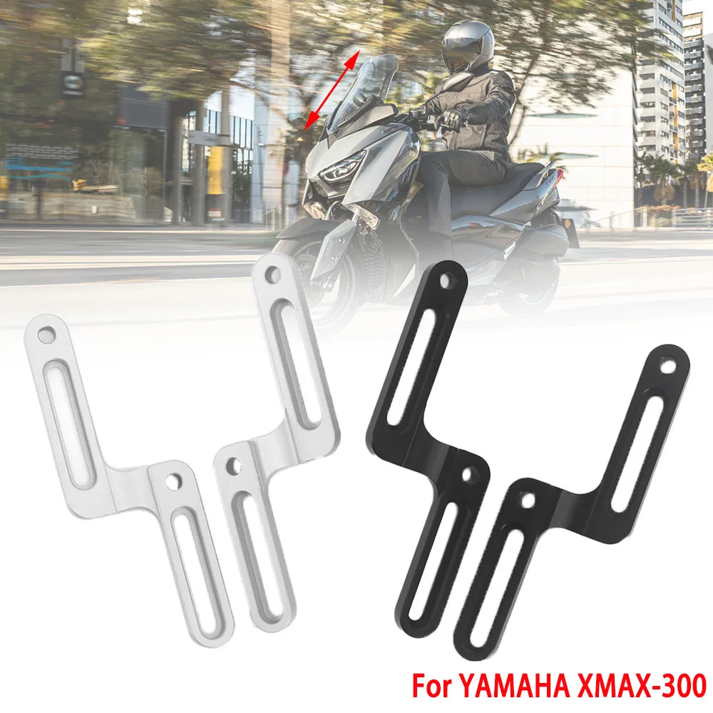 

Motorcycle Windscreen Adjusters CNC Aluminum Windshield Bracket For YAMAHAX-MAX 300 XMAX 300 XMAX300 2015 2016 2017 2018 2019