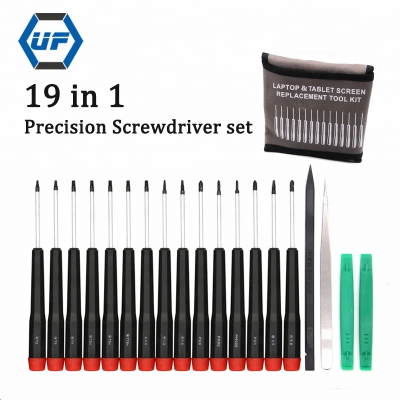 KINGS'SDUN 19 In 1 Professional Screwdriver Set Magnetic Electronics Repair Tool Kit with Durable Nylon Case Tool Box
KINGS'SDUN 19 In 1 Professional Screwdriver Set Magnetic Electronics Repair Tool Kit with Durable Nylon Case Tool Box