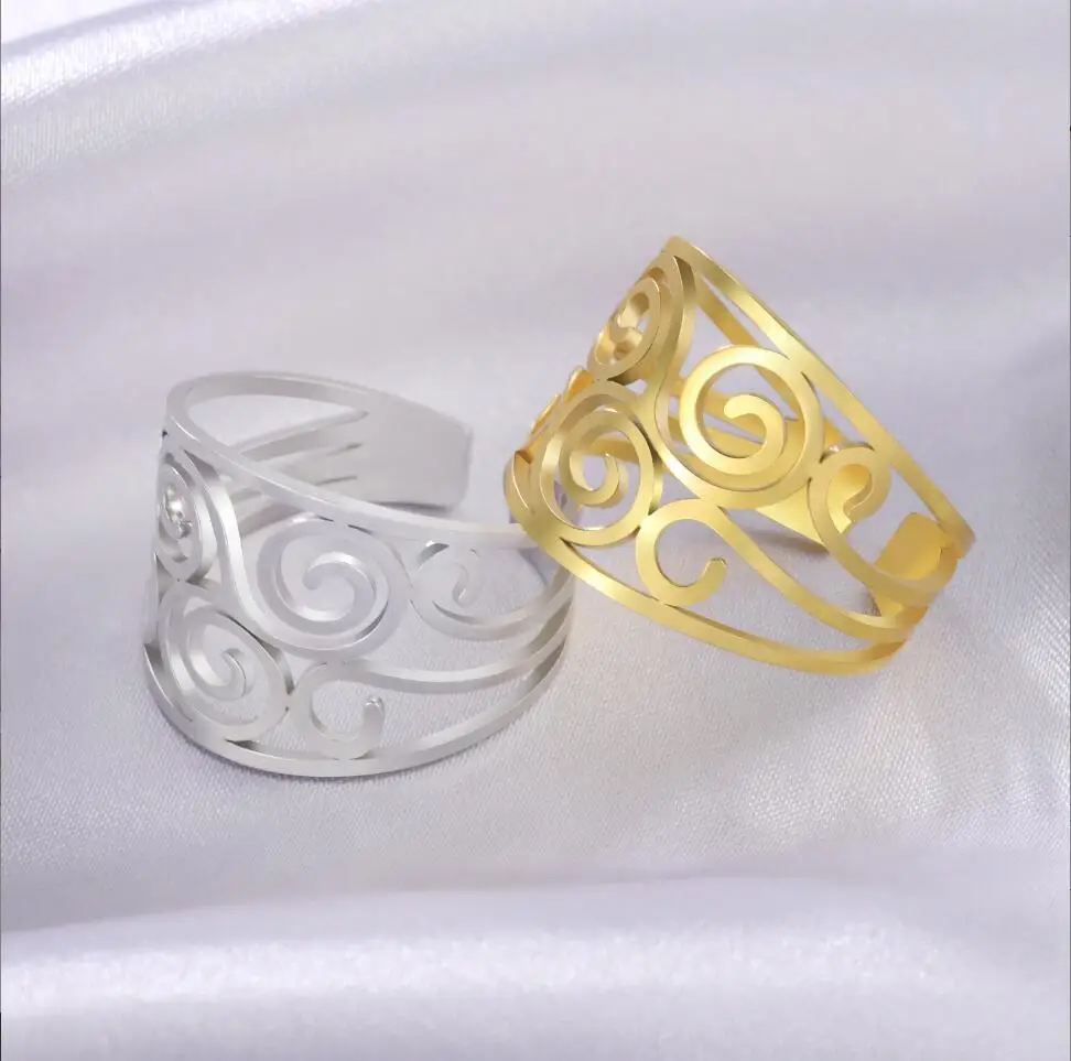 1PC Adjustable Flower Rings for Women Stainless Steel Viking Amulet Finger Rings Jewelry Wedding Birthday Gift F1269
1PC Adjustable Flower Rings for Women Stainless Steel Viking Amulet Finger Rings Jewelry Wedding Birthday Gift F1269