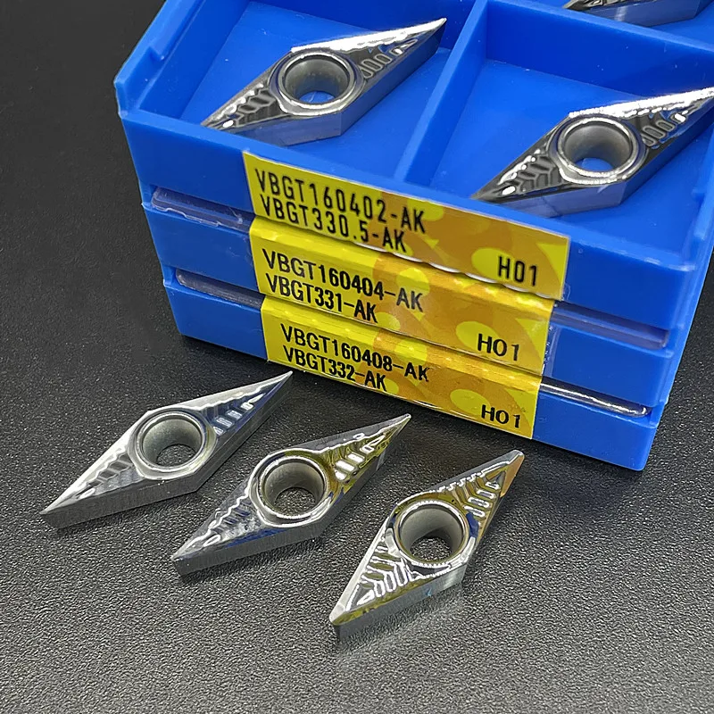 VBGT160402 08AK H01 Aluminum Copper Tool Turning Inserts CNC Internal Turning Tool carbide insert VBGT160404 Grooving lathe tool
VBGT160402 08AK H01 Aluminum Copper Tool Turning Inserts CNC Internal Turning Tool carbide insert VBGT160404 Grooving lathe tool