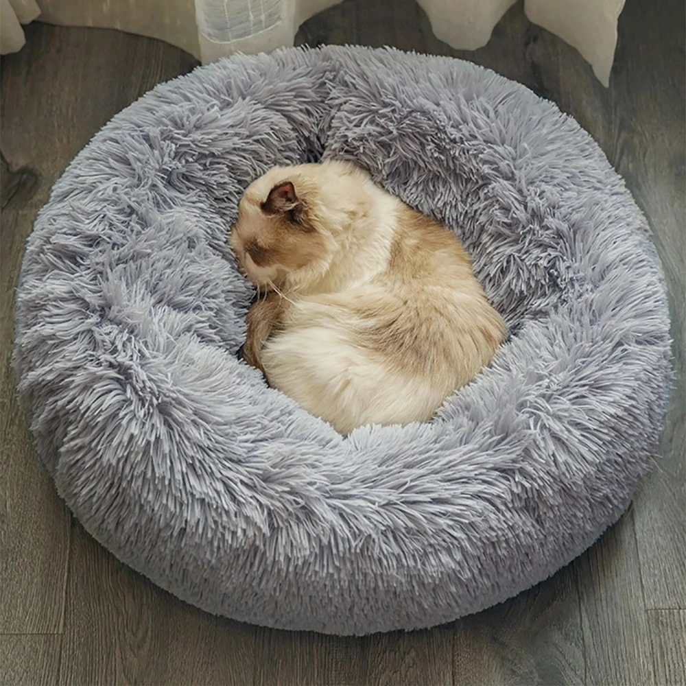 Long Plush Fluffy Pet Dog Bed Claming Dog Beds Donut Round Cat Dog Bench Soft Warm Chihuahua Kennel Large Mat Pet Supplies
Long Plush Fluffy Pet Dog Bed Claming Dog Beds Donut Round Cat Dog Bench Soft Warm Chihuahua Kennel Large Mat Pet Supplies