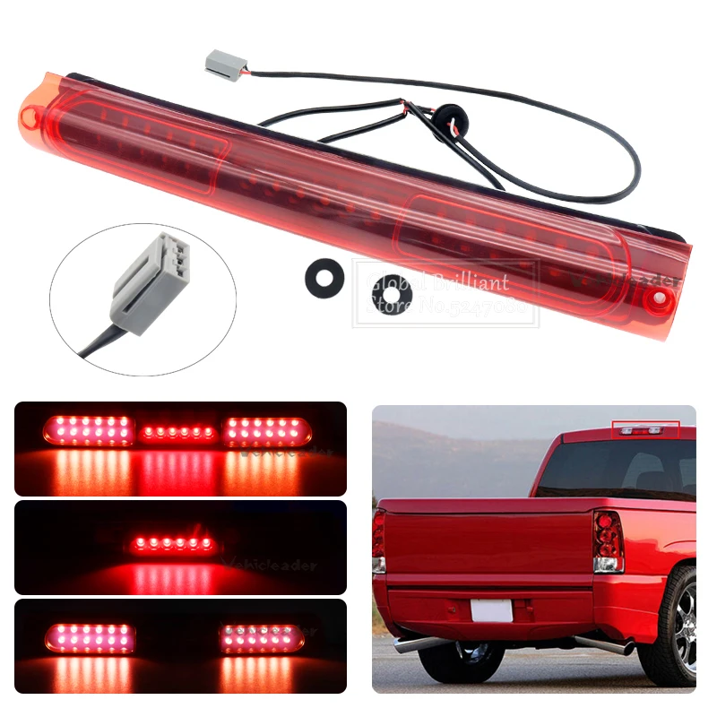 Светодиодный высокий стосветильник для Ford F-150 1997-2003 Classic 2004 Trip 2000-2005, красный корпус, светодиодный третий задний стоп-сигнал
Светодиодный высокий стосветильник для Ford F-150 1997-2003 Classic 2004 Trip 2000-2005, красный корпус, светодиодный третий задний стоп-сигнал
