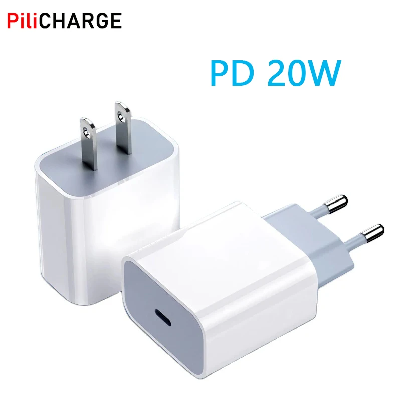 

20w PD Charger Fast Charging Adapter Quick Charge 3.0 Type C PD Mini Chargers for iphone HuaWei Portable Phone Charger Adapters