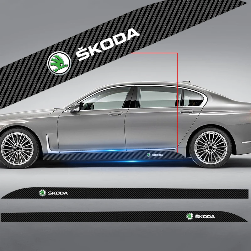 2pc New Car Door Side Skirt Stripes Sticker Sport Body Vinyl Decal For Skoda Octavia Fabia Kamiq Kapoq Kodiaq Rapid SCALA Superb
2pc New Car Door Side Skirt Stripes Sticker Sport Body Vinyl Decal For Skoda Octavia Fabia Kamiq Kapoq Kodiaq Rapid SCALA Superb