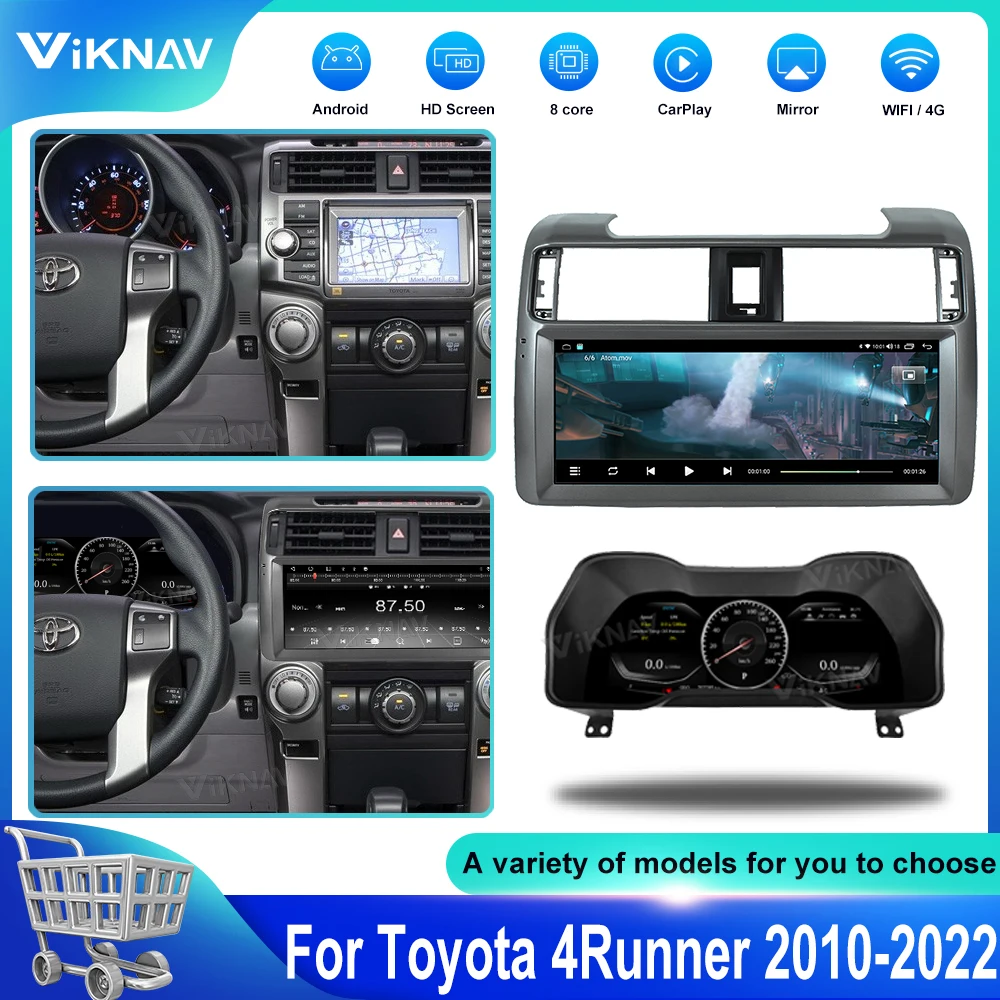 Автомобильный радиоприемник для Toyota 4runner 2009-2019, вертикальный экран, мультимедийный плеер и цифровой кластер, ЖК Цифровая панель
Автомобильный радиоприемник для Toyota 4runner 2009-2019, вертикальный экран, мультимедийный плеер и цифровой кластер, ЖК Цифровая панель