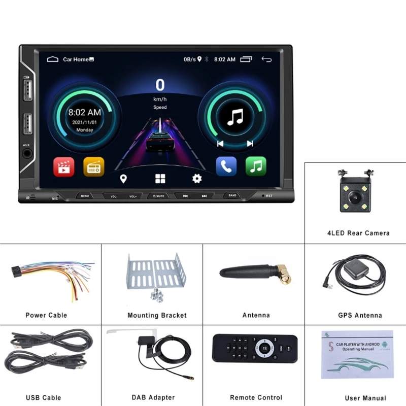 Car Carplay Digital Display 7inch Navigation FM MP3-Player Bluetooth-compatibe Auto Stereo-Audio 2 Din Radio Electronics R2LC
Car Carplay Digital Display 7inch Navigation FM MP3-Player Bluetooth-compatibe Auto Stereo-Audio 2 Din Radio Electronics R2LC