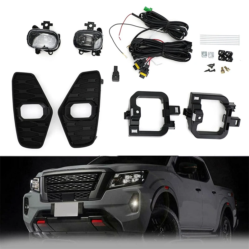 1Set LED Daytime Fog Lamp Light For Nissan NAVARA 2021 Nueva D23 facelift Pro4X NP300 Car Accessory
1Set LED Daytime Fog Lamp Light For Nissan NAVARA 2021 Nueva D23 facelift Pro4X NP300 Car Accessory