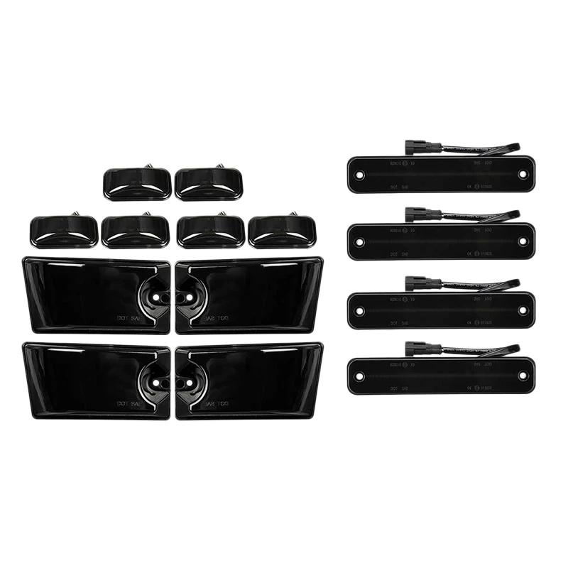 14Pcs Flowing LED Cab Roof Light Kit Dynamic Side Marker Repeater Turn Siganl Lights Lamp for Hummer H2 2003-2009
14Pcs Flowing LED Cab Roof Light Kit Dynamic Side Marker Repeater Turn Siganl Lights Lamp for Hummer H2 2003-2009