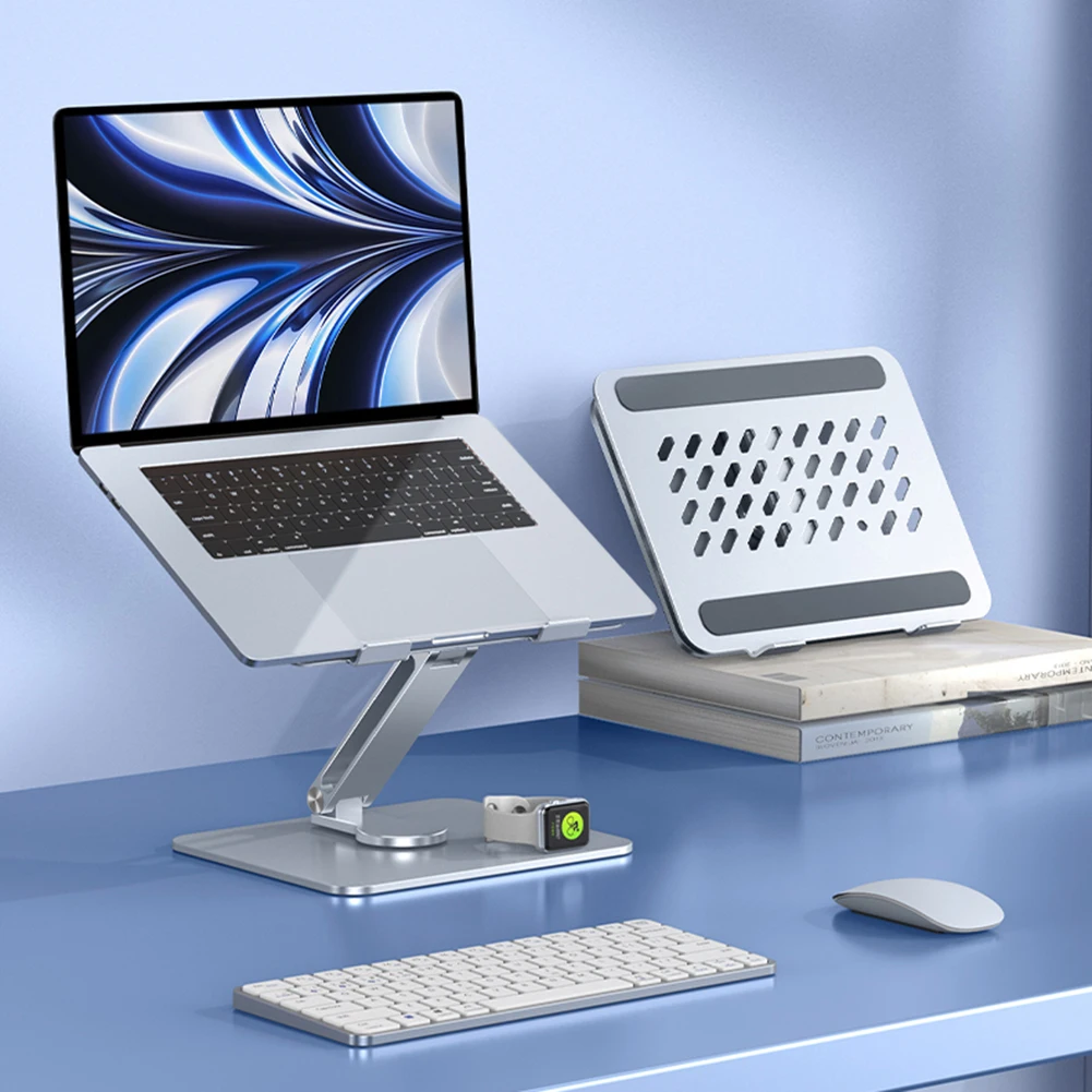 360 Rotating Aluminum Alloy Laptop Holder CNC Laptop Stand Riser Anti Slip Desktop Notebook Cooling Holder for 10-17 Inch Tablet
360 Rotating Aluminum Alloy Laptop Holder CNC Laptop Stand Riser Anti Slip Desktop Notebook Cooling Holder for 10-17 Inch Tablet