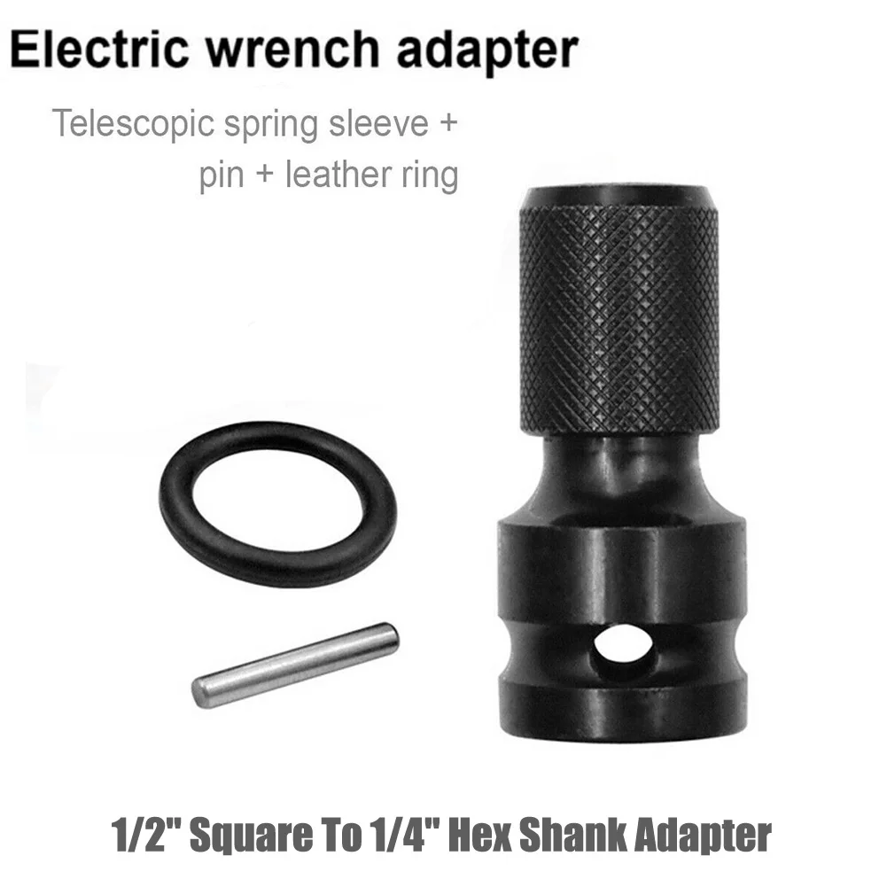 Electric Wrench Conversion Head Hexagon Socket 1/2 To 1/4 Batch Head Conversion Head The Socket Converter Adapter For Impact
Electric Wrench Conversion Head Hexagon Socket 1/2 To 1/4 Batch Head Conversion Head The Socket Converter Adapter For Impact