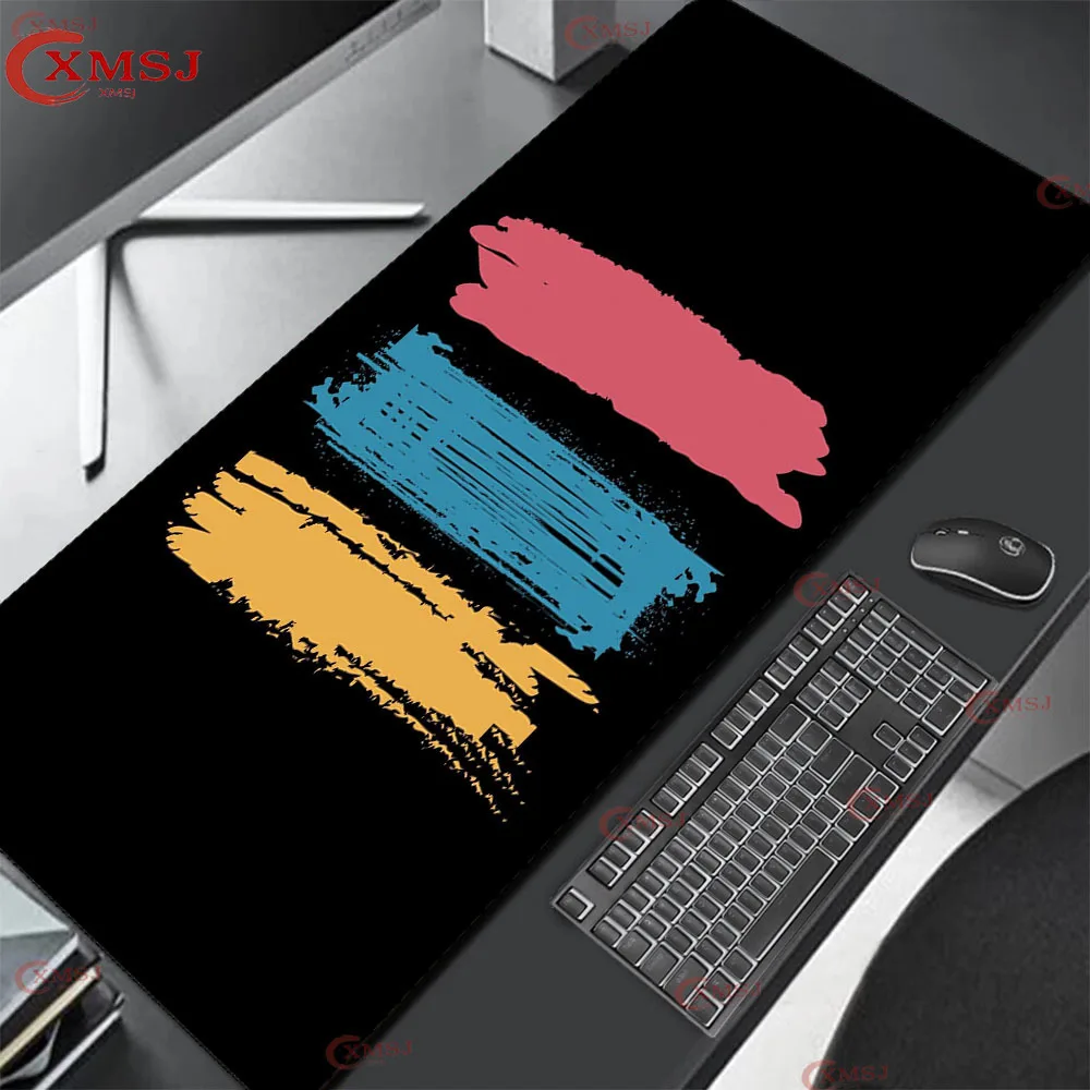 Black simple color mouse pad suitable for office home students XXL large game accessories office notebook keyboard mouse pad LOL
Black simple color mouse pad suitable for office home students XXL large game accessories office notebook keyboard mouse pad LOL