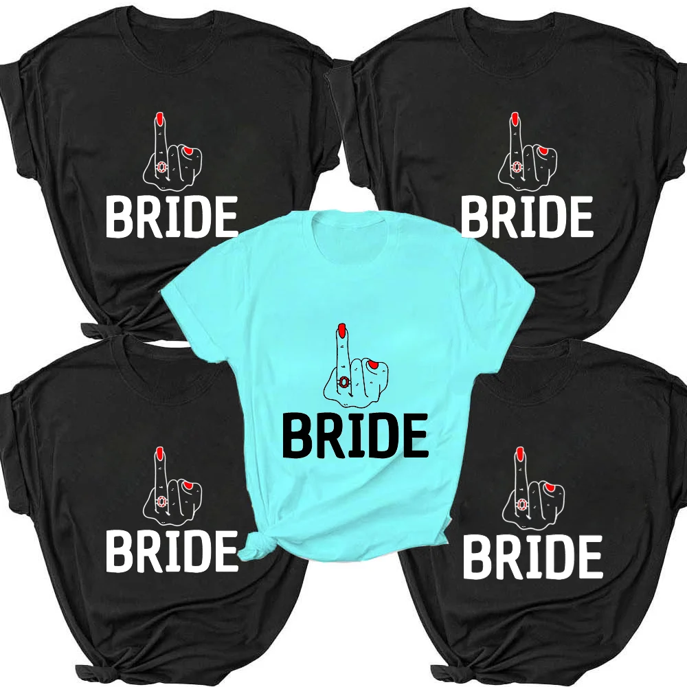 Team Bride Bachelorette Wedding Party T-Shirt Women Evjf Tee Bridesmaid Shirt Bride Finger Diamond Ring Bride Team Bride T-Shirt
Team Bride Bachelorette Wedding Party T-Shirt Women Evjf Tee Bridesmaid Shirt Bride Finger Diamond Ring Bride Team Bride T-Shirt