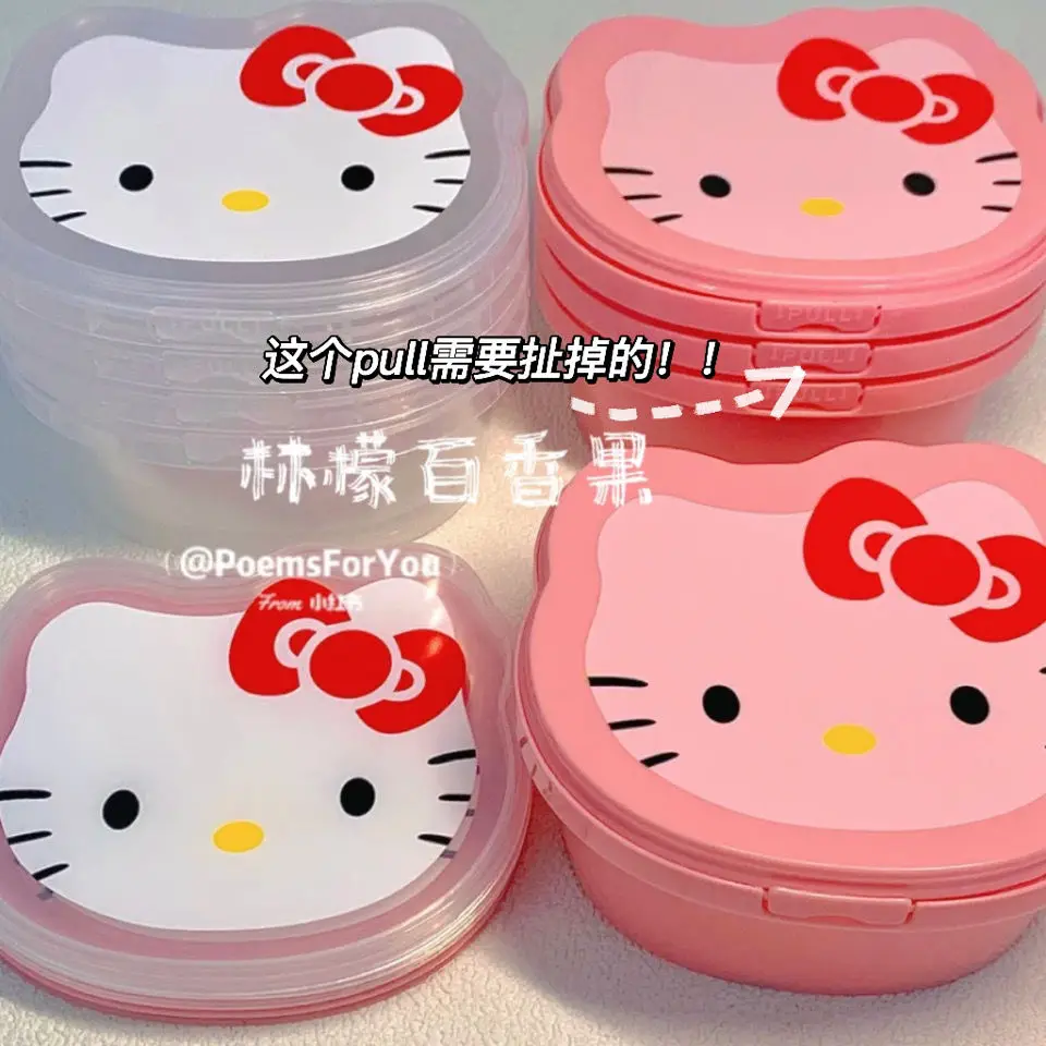 Kawaii fruit lunch storage box Transparent pink hello kitty storage box cartoon multifunctional plastic box
Kawaii fruit lunch storage box Transparent pink hello kitty storage box cartoon multifunctional plastic box