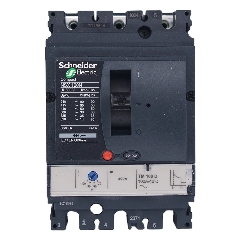 Circuit breaker Compact NSX100N - TMD - 100A - 3 poles 3d 50KA LV429840 NSX100N TM100D 3P3D
Circuit breaker Compact NSX100N - TMD - 100A - 3 poles 3d 50KA LV429840 NSX100N TM100D 3P3D