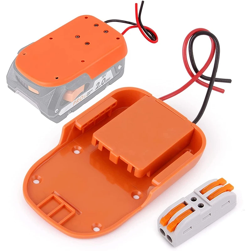 for Power Wheels Battery Adapter for Ridgid AEG 18V Hyper Li-Ion DIY Battery Dock Power Connector Rc Toy with Wire Terminals
for Power Wheels Battery Adapter for Ridgid AEG 18V Hyper Li-Ion DIY Battery Dock Power Connector Rc Toy with Wire Terminals