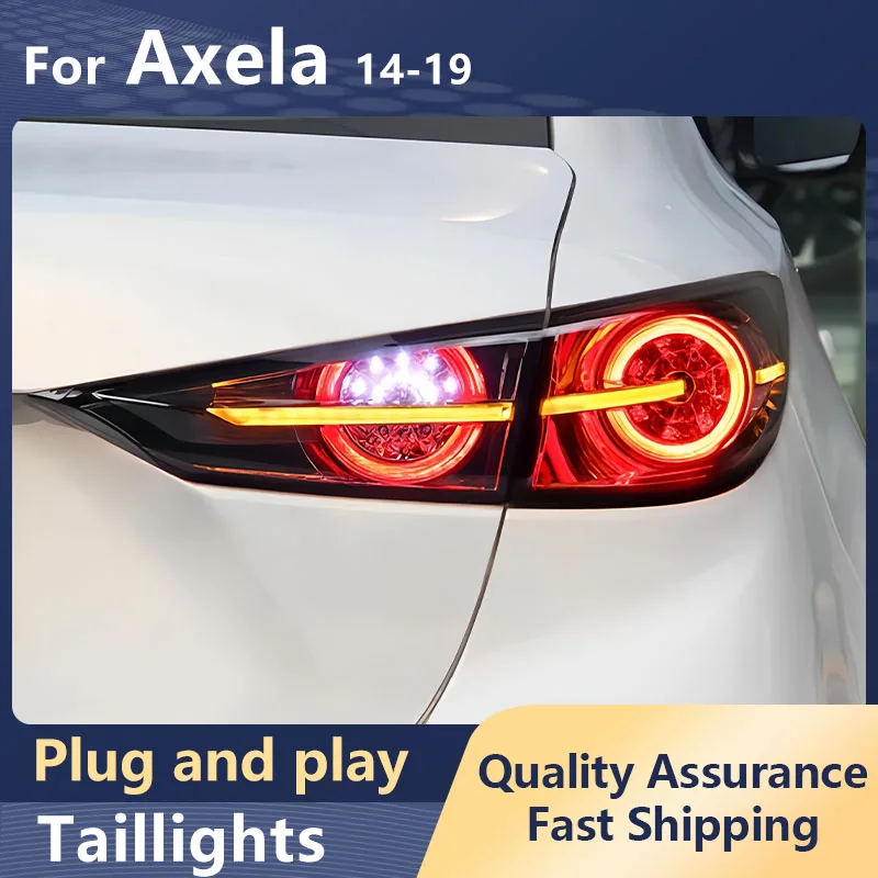 Car Styling Taillights For Mazda 3 AXELA 2014-2019 LED DRL Dynamic Turn Signal Brake Reversing Rear Tail Lamp Auto Accessaries
Car Styling Taillights For Mazda 3 AXELA 2014-2019 LED DRL Dynamic Turn Signal Brake Reversing Rear Tail Lamp Auto Accessaries