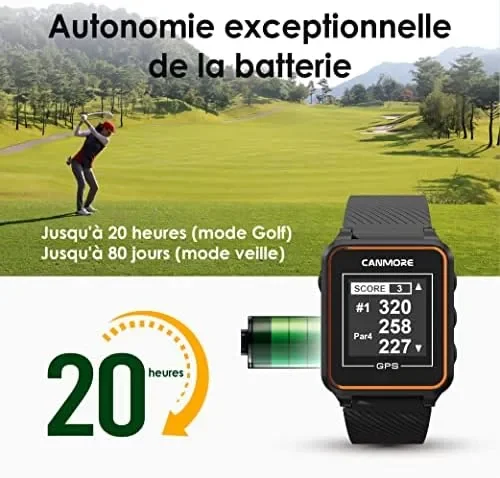 TW356 Golf GPS Wearable Device for Men and Women, Free 40,000+ Preloaded Courses Update Worldwide, High Contrast LCD Display, Up 
TW356 Golf GPS Wearable Device for Men and Women, Free 40,000+ Preloaded Courses Update Worldwide, High Contrast LCD Display, Up