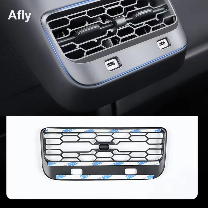 Afly Rear Air Outlet Trim Protective Vent Cover For Tesla Model 3 Y 2023 2022 ABS Conditioner Outlet Filter Cover Accessories
Afly Rear Air Outlet Trim Protective Vent Cover For Tesla Model 3 Y 2023 2022 ABS Conditioner Outlet Filter Cover Accessories