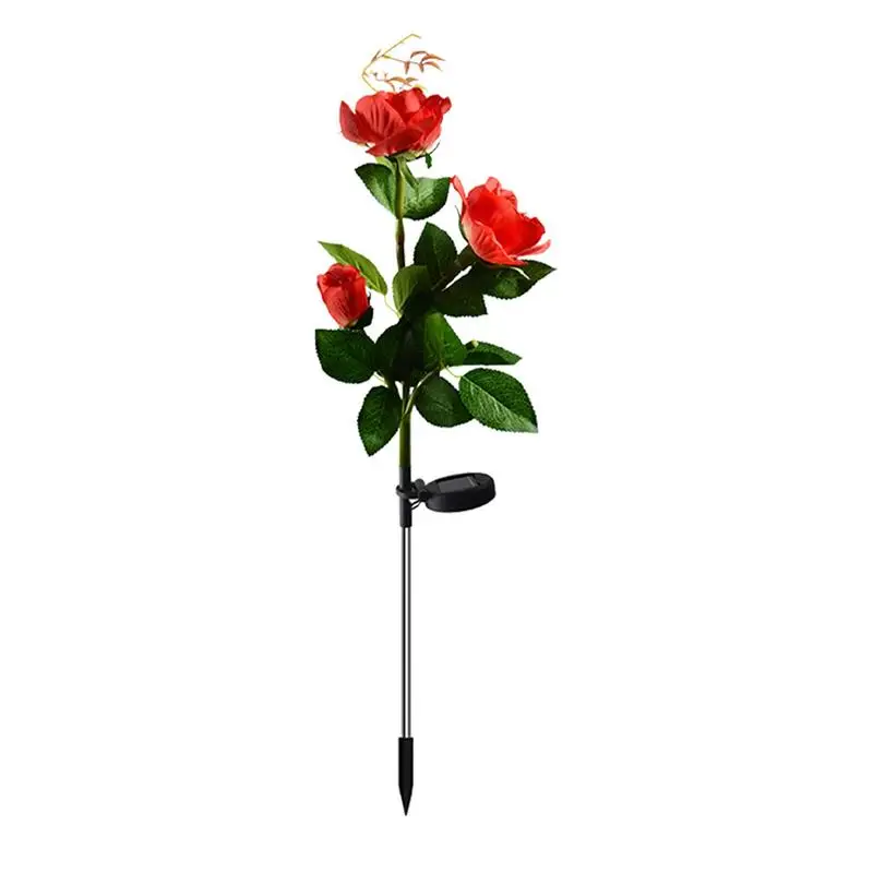 Rose Solar Garden Stake Lights Rose Solar Lights Outdoor Garden Waterproof Landscape Lights With 3 Roses Solar Decorative Flower
Rose Solar Garden Stake Lights Rose Solar Lights Outdoor Garden Waterproof Landscape Lights With 3 Roses Solar Decorative Flower