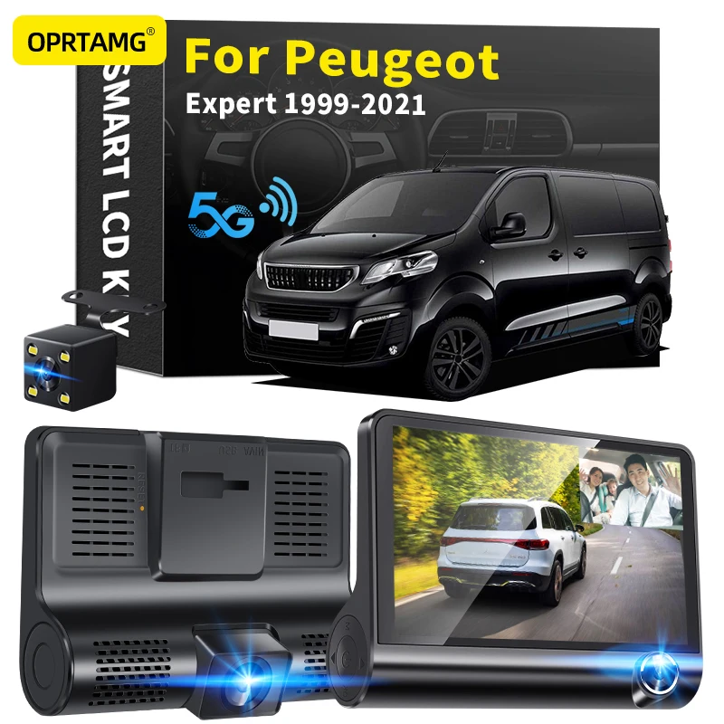 OPRTAMG Dash Cam Car DVR 3 Cameras Lens 4.0 Inch 1080P dashcam For Peugeot Expert 1994 1995 1996 1997-2018 2019 2020 2021 2022
OPRTAMG Dash Cam Car DVR 3 Cameras Lens 4.0 Inch 1080P dashcam For Peugeot Expert 1994 1995 1996 1997-2018 2019 2020 2021 2022