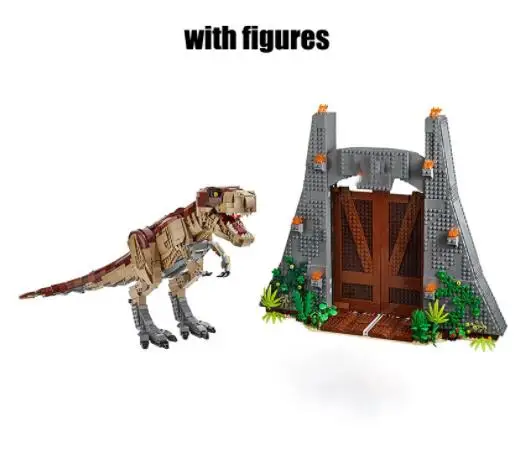 3156pcs Jurassic World T.rex 11338 Rampage Park Gate Great Giant Dino Building Blockstoys Toys sets Model gifts Christmas gift
3156pcs Jurassic World T.rex 11338 Rampage Park Gate Great Giant Dino Building Blockstoys Toys sets Model gifts Christmas gift
