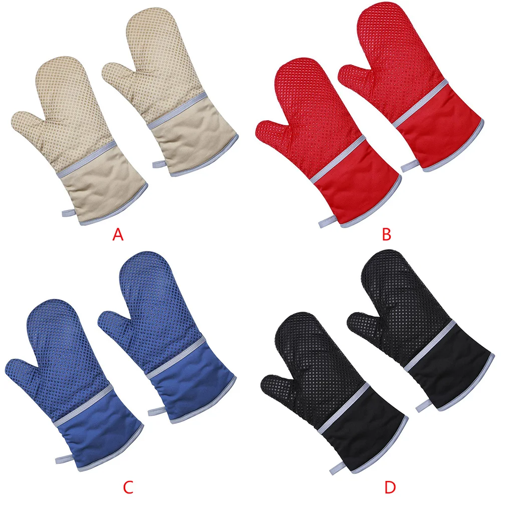 1 Pair Heat Resistant Silicone Cotton Gloves Non-Slip Kitchen Oven Mitts Cooking Baking Microwave Gloves
1 Pair Heat Resistant Silicone Cotton Gloves Non-Slip Kitchen Oven Mitts Cooking Baking Microwave Gloves