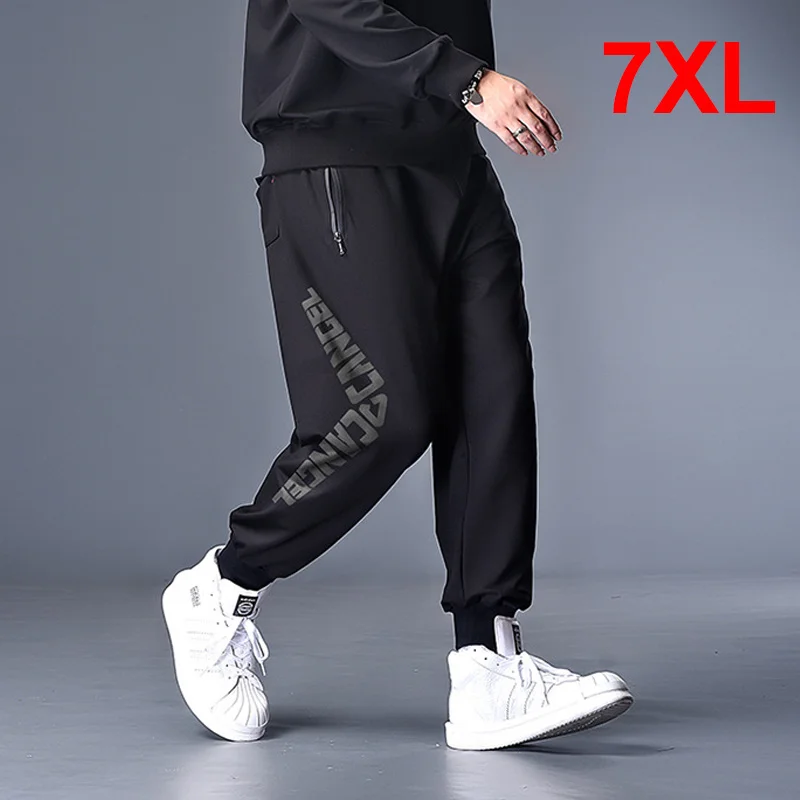 Big Size 7XL Pencil Pant Men Joggers Sweatpants Baggy Pants Streetwear Fashion Trousers Elastic Waist Male Loose Bottoms HX614
Big Size 7XL Pencil Pant Men Joggers Sweatpants Baggy Pants Streetwear Fashion Trousers Elastic Waist Male Loose Bottoms HX614