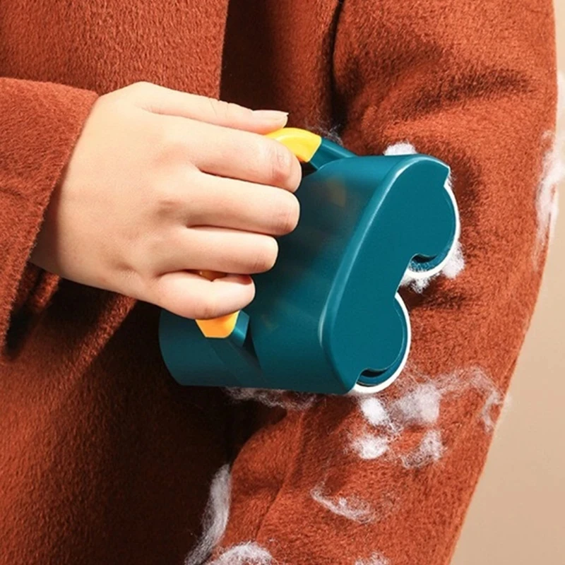 Portable Portable Avulsion Handle Double Roller Brush Sticky Dust Paper Cloth Sticky Wool Remover Household Sofa Wool Remover
Portable Portable Avulsion Handle Double Roller Brush Sticky Dust Paper Cloth Sticky Wool Remover Household Sofa Wool Remover