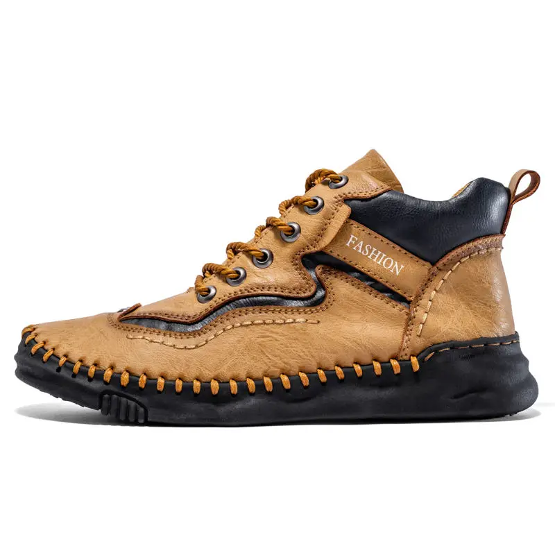 DAFENP Fashion Men's Casual Leather Shoes High Quality Split Leather Men's Flat Shoes Outdoor Casual Shoes
DAFENP Fashion Men's Casual Leather Shoes High Quality Split Leather Men's Flat Shoes Outdoor Casual Shoes