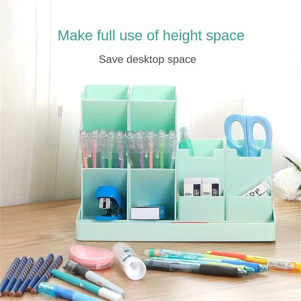 Convenient Desk Top Storage Box 1pc Combination Pen Holder Durable Storage Cartridge Anti-corrosion Moisture-proof Four Colors
Convenient Desk Top Storage Box 1pc Combination Pen Holder Durable Storage Cartridge Anti-corrosion Moisture-proof Four Colors