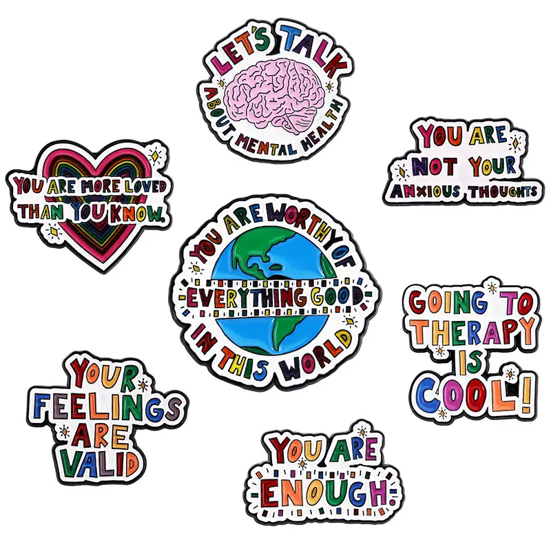 Color English Letters Enamel Brooches Personality Fashion YOU AREU ENUGH Inspirational Badges Metal Pins Jewelry Accessories
Color English Letters Enamel Brooches Personality Fashion YOU AREU ENUGH Inspirational Badges Metal Pins Jewelry Accessories