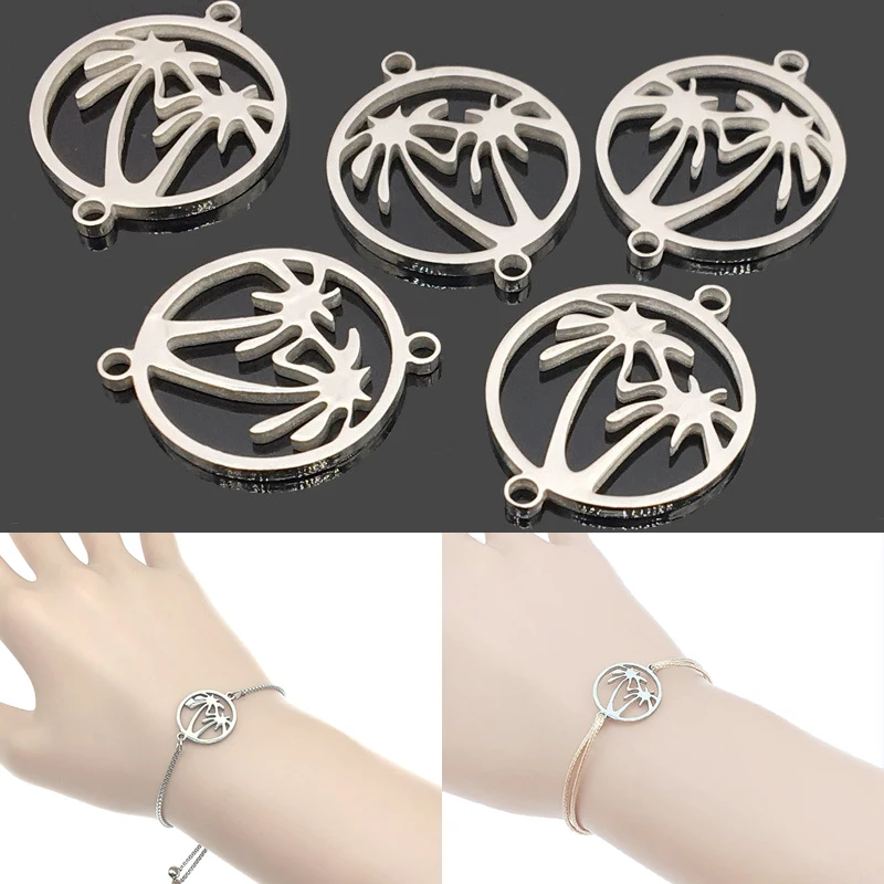 10pcs Stainless Steel Tree Charms Connector for DIY Bracelet Necklace Jewelry Crafts Handmade Making Supplies Accessories
10pcs Stainless Steel Tree Charms Connector for DIY Bracelet Necklace Jewelry Crafts Handmade Making Supplies Accessories