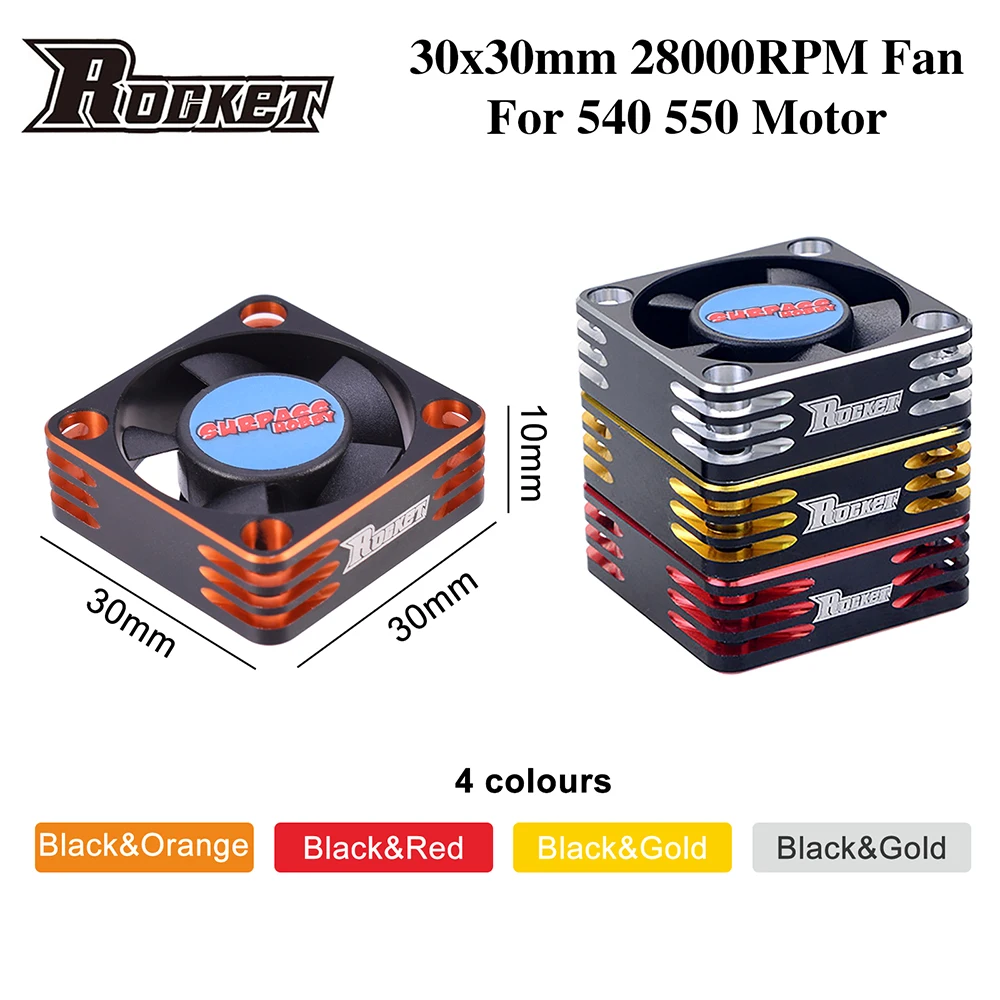 Hot SURPASS HOBBY Metal Motor Cooling Fan 28000RPM Heat Dissipation Cooling Fan for 540 Brushless Motor Small Size
Hot SURPASS HOBBY Metal Motor Cooling Fan 28000RPM Heat Dissipation Cooling Fan for 540 Brushless Motor Small Size
