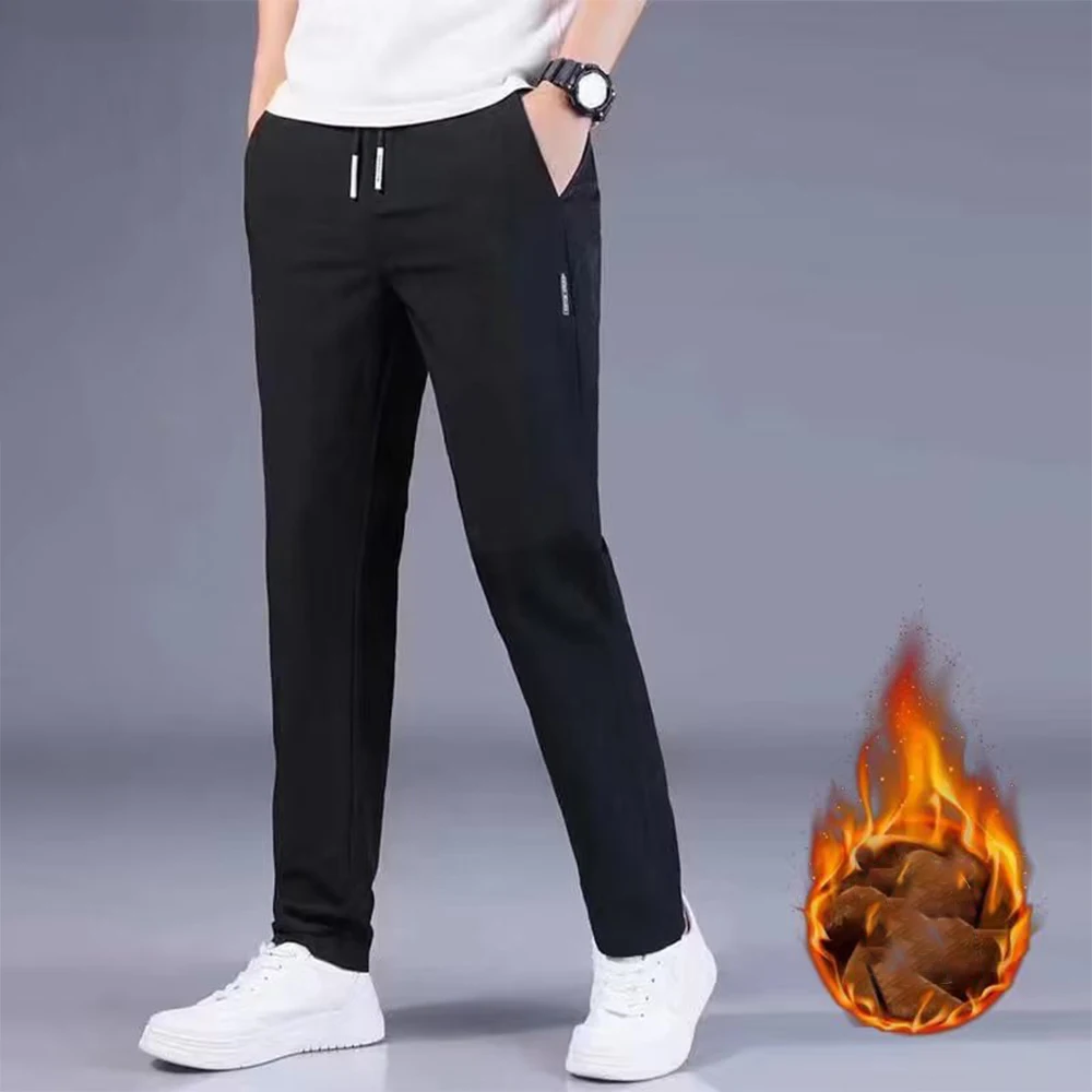 Male Pants Fashionable Fleece Lined Joggers Men Outdoor Slim Fit Soft Sports Stretch Sweatpants Warm High Quality
Male Pants Fashionable Fleece Lined Joggers Men Outdoor Slim Fit Soft Sports Stretch Sweatpants Warm High Quality