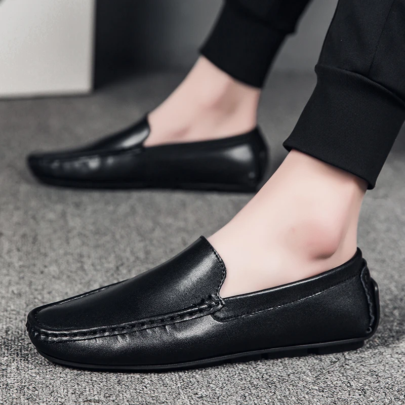 men loafers Genuine Leather Men Shoes Casual Luxury Brand Italian Mens Loafers fashion Moccasins Breathable Slip on Boat Shoes
men loafers Genuine Leather Men Shoes Casual Luxury Brand Italian Mens Loafers fashion Moccasins Breathable Slip on Boat Shoes