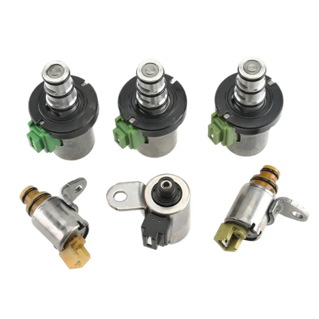 Transmission Solenoid Kit Accessories Replacement Set of 6 Supplies Fit for Mazda 2 3 5 6 CX7 MPV Vehicle FN4A-El 4F27E
Transmission Solenoid Kit Accessories Replacement Set of 6 Supplies Fit for Mazda 2 3 5 6 CX7 MPV Vehicle FN4A-El 4F27E