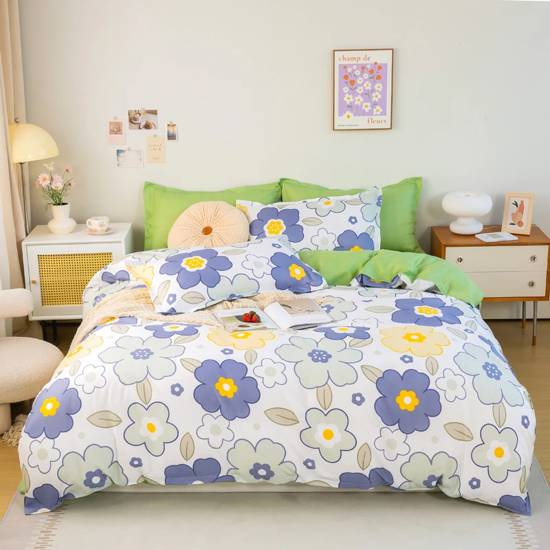 Warm Breathable Quilt Cover Fashion Style Bedding Set Home Textile 4pcs Cartoon Bed and Sheet Pillowcases for King Full Size New
Warm Breathable Quilt Cover Fashion Style Bedding Set Home Textile 4pcs Cartoon Bed and Sheet Pillowcases for King Full Size New