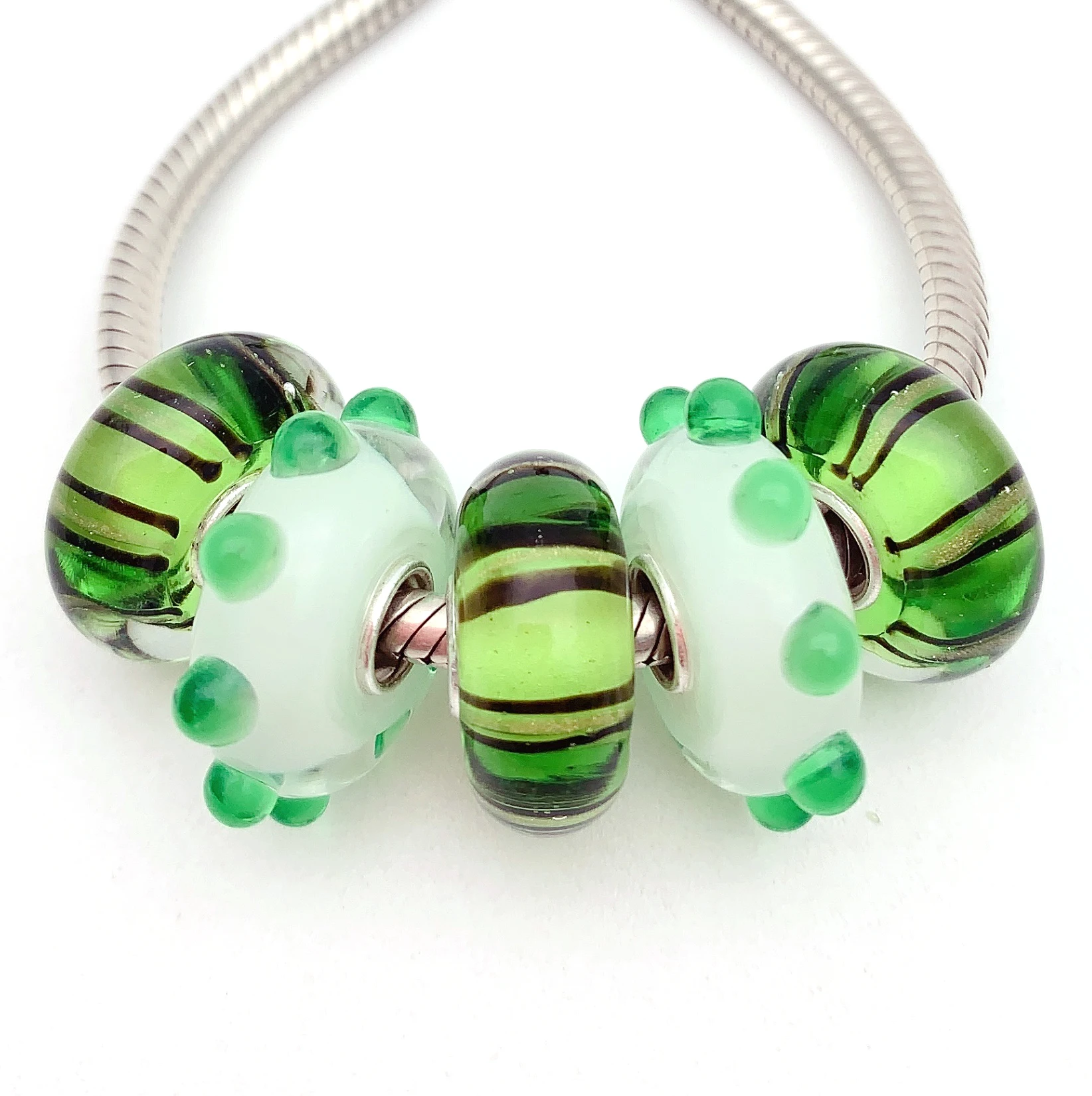 YG757 5X 100% Authenticity S925 Sterling Silver Beads Murano Glassbeads NEW Fit European Charms Bracelet Diy Jewelry Lampwork
YG757 5X 100% Authenticity S925 Sterling Silver Beads Murano Glassbeads NEW Fit European Charms Bracelet Diy Jewelry Lampwork