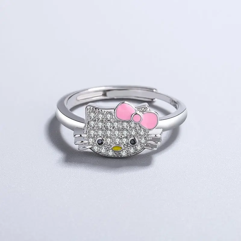 Korean Style White Gold Plated Cat Ring Female Student Argent Pur Jewelry Cute Open Forefinger Ring
Korean Style White Gold Plated Cat Ring Female Student Argent Pur Jewelry Cute Open Forefinger Ring