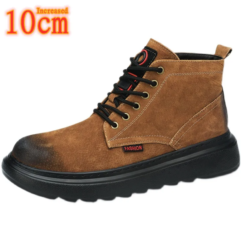 Martin Boots Men's Spring and Autumn Height Increased 10cm Men's Shoes Tooling Boots High-top British Style Men's Elevator Boots
Martin Boots Men's Spring and Autumn Height Increased 10cm Men's Shoes Tooling Boots High-top British Style Men's Elevator Boots
