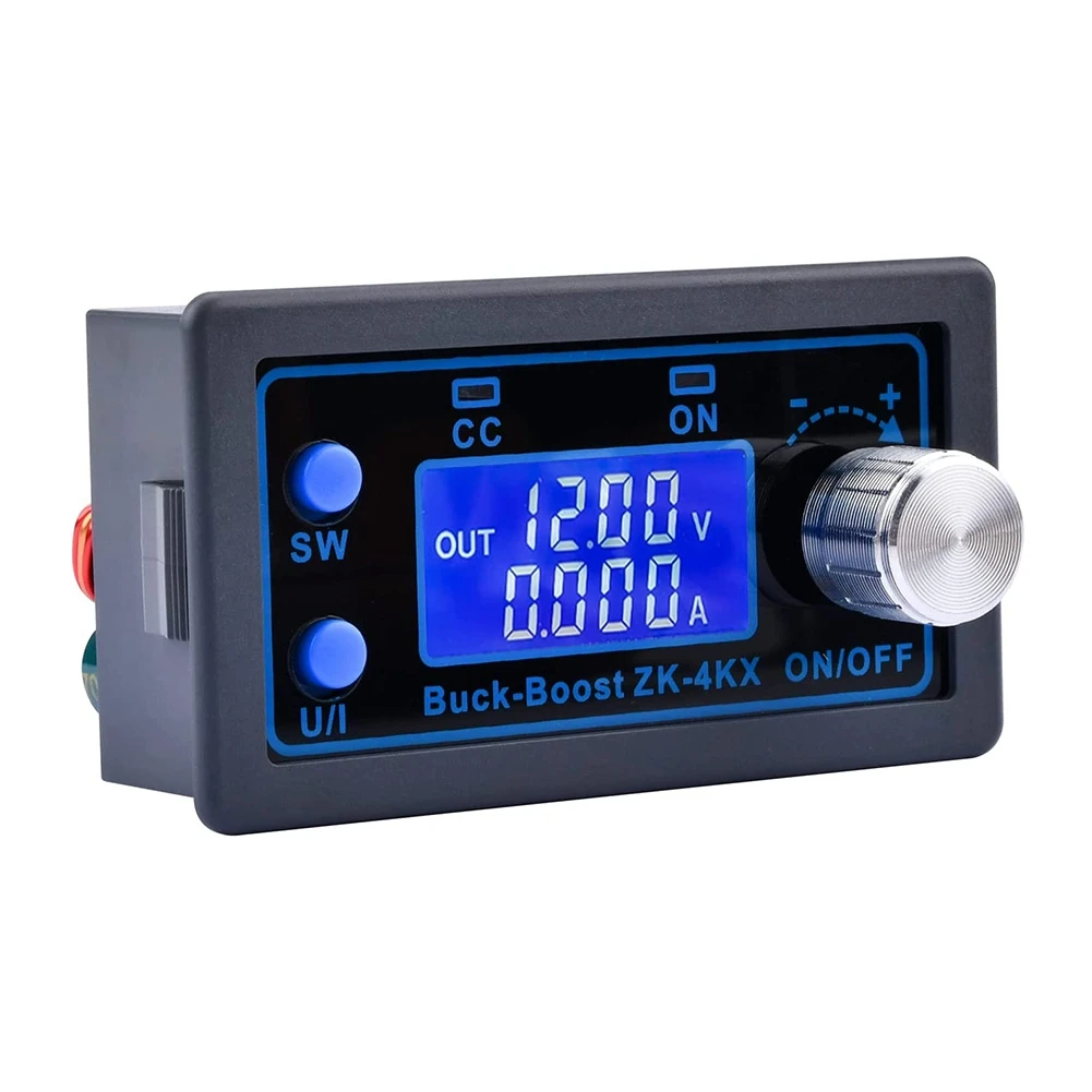

DC DC Buck Boost Converter Variable Voltage Regulator CC CV 0.5-30V 4A 5V 6V 12V 24V Regulated Laboratory LCD Display
