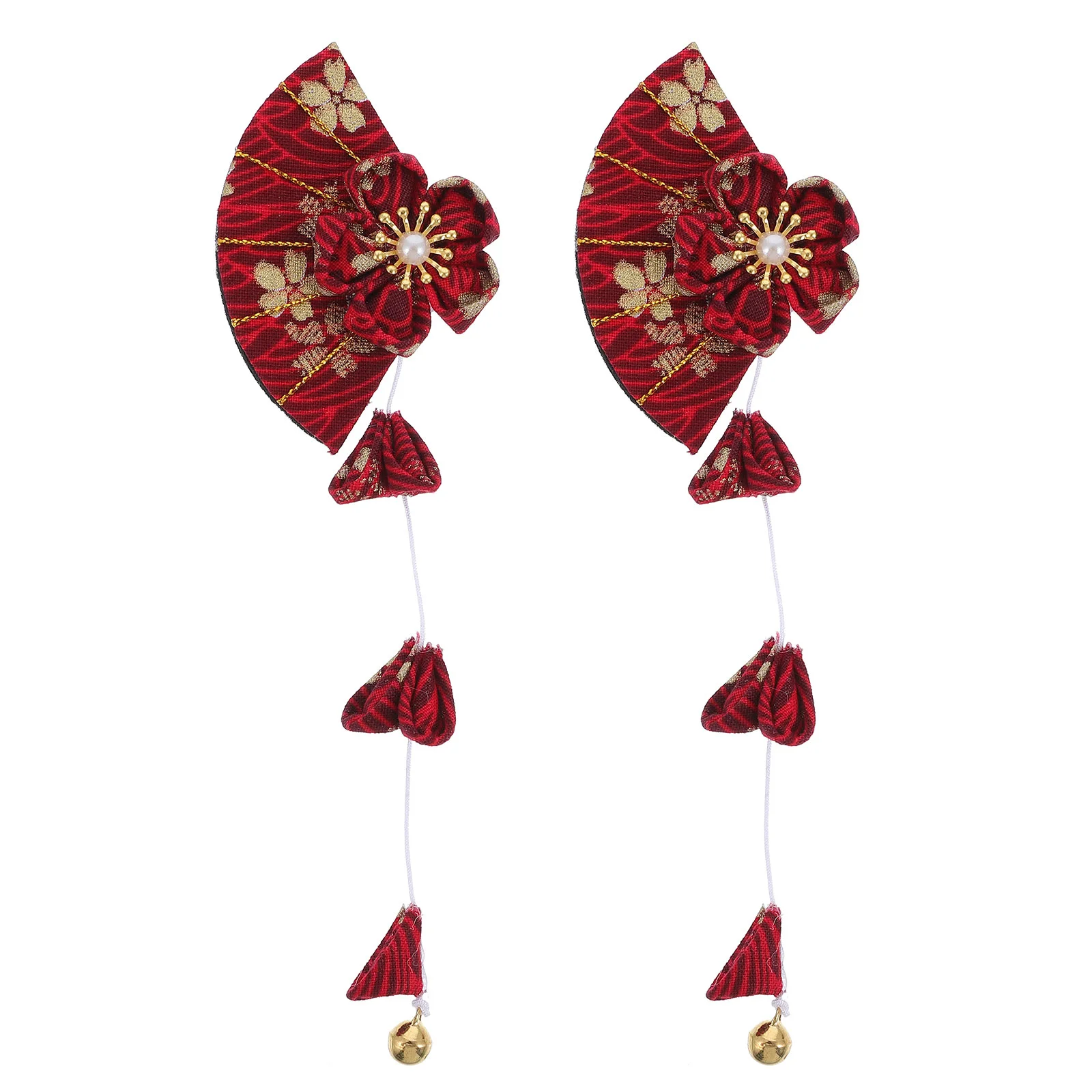 Hairpin Japanese Headdress Sakura Fans Shape Women Girls Clips Barrette Japanese-style Accessory
Hairpin Japanese Headdress Sakura Fans Shape Women Girls Clips Barrette Japanese-style Accessory
