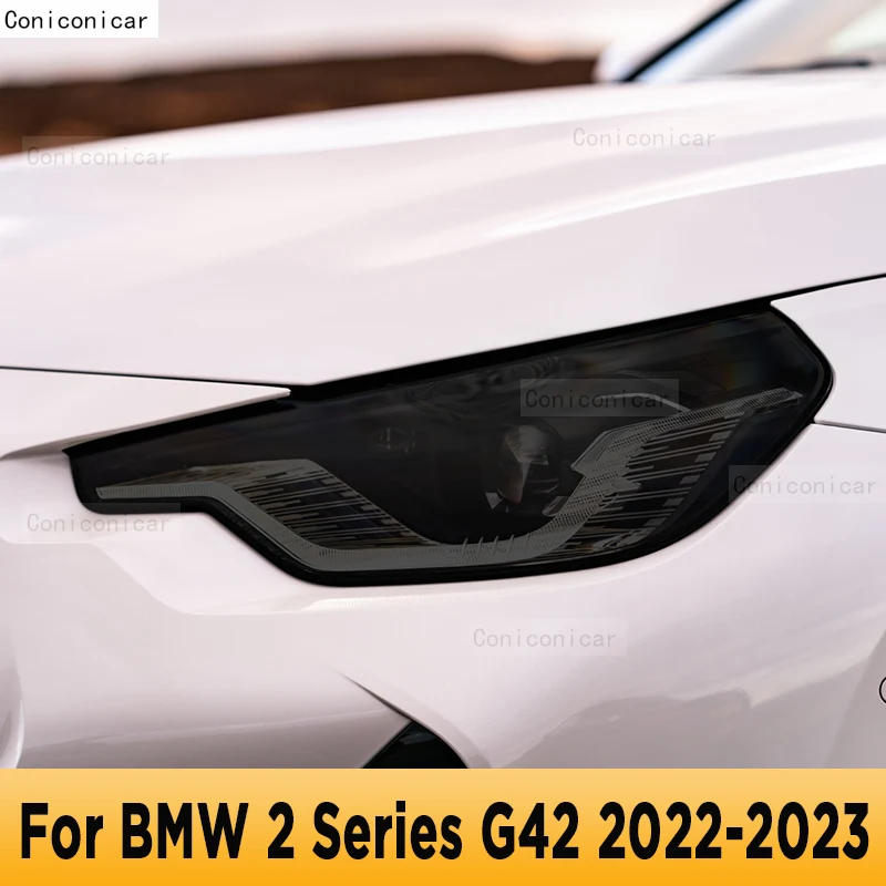 For BMW 2 Series G42 2022-2023 Car Exterior Headlight Anti-scratch Front Lamp Tint TPU Protective Film Cover Repair Accessories
For BMW 2 Series G42 2022-2023 Car Exterior Headlight Anti-scratch Front Lamp Tint TPU Protective Film Cover Repair Accessories