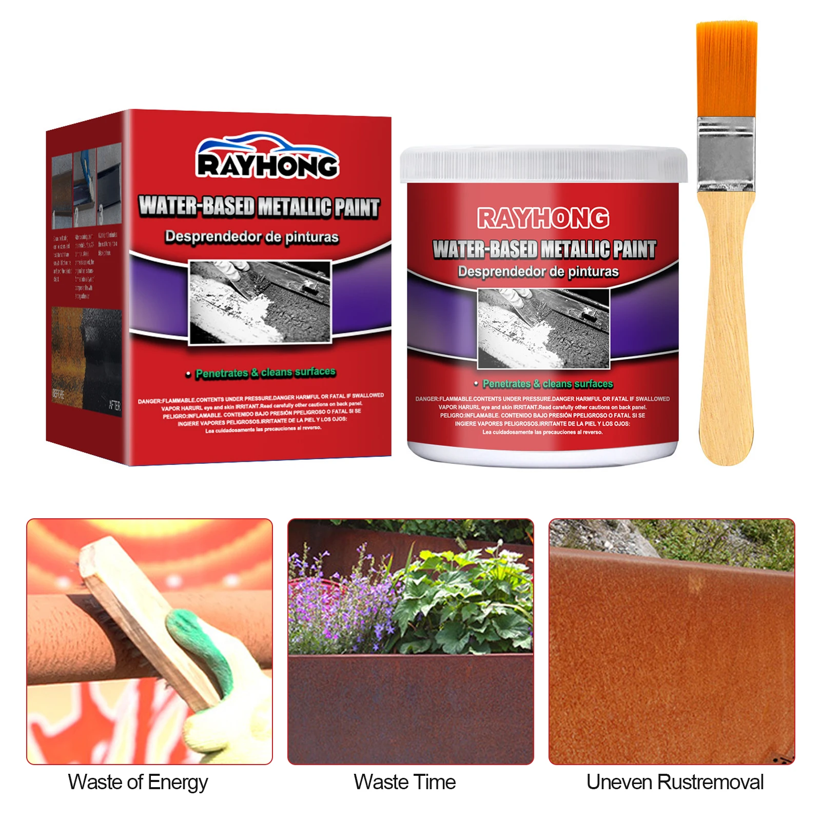 100ml Auto Anti Rust Paste Multi Purpose Metal Surfaces Repair Rust Remover Car Chassis Rust Converter Car Maintenance Cleaning
100ml Auto Anti Rust Paste Multi Purpose Metal Surfaces Repair Rust Remover Car Chassis Rust Converter Car Maintenance Cleaning