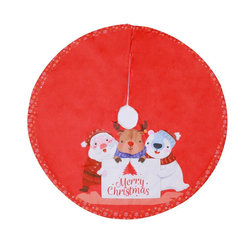 High Quality Practical To Use Christmas Tree Skirt Floor Mat 150g 90cm Diameter For Christmas Home Decoration Red
High Quality Practical To Use Christmas Tree Skirt Floor Mat 150g 90cm Diameter For Christmas Home Decoration Red