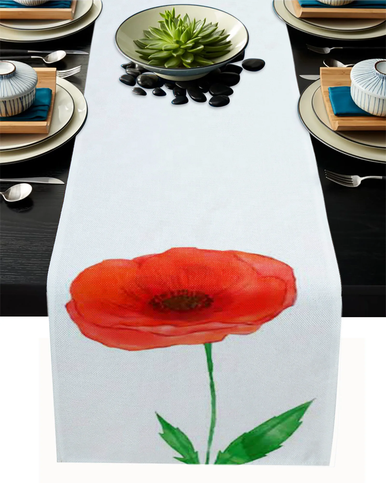 Flower Plant Watercolor Red Coffee Table Decor Dining Table Decor Wedding Table Decoration Dinning Table Decoration 
Flower Plant Watercolor Red Coffee Table Decor Dining Table Decor Wedding Table Decoration Dinning Table Decoration