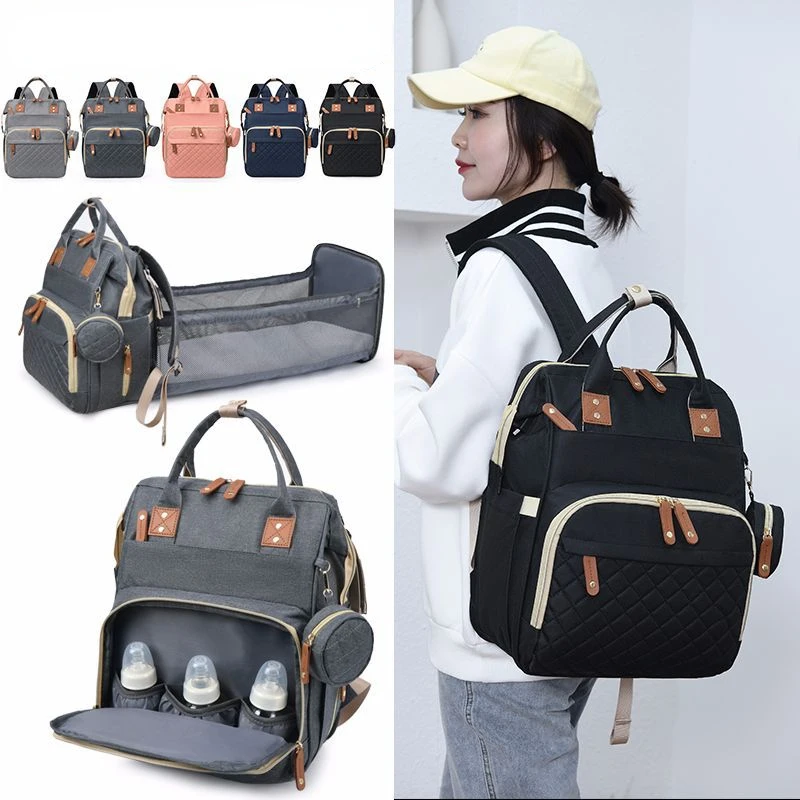Mummy Maternity Nappy Bag Multifunctional infant backpack folding bed Large Capacity Baby Diaper Bag Travel Backpack Nursing Bag
Mummy Maternity Nappy Bag Multifunctional infant backpack folding bed Large Capacity Baby Diaper Bag Travel Backpack Nursing Bag