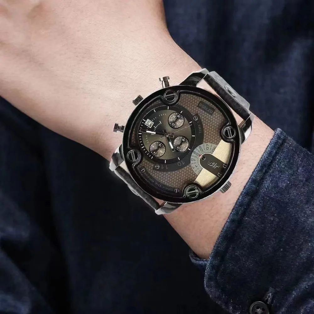 Round Dial Fashion High-grade Belt Trendy Casual Watch Multi-dimensional Scale Stone Business Quartz Watch Relogio Masculino
Round Dial Fashion High-grade Belt Trendy Casual Watch Multi-dimensional Scale Stone Business Quartz Watch Relogio Masculino