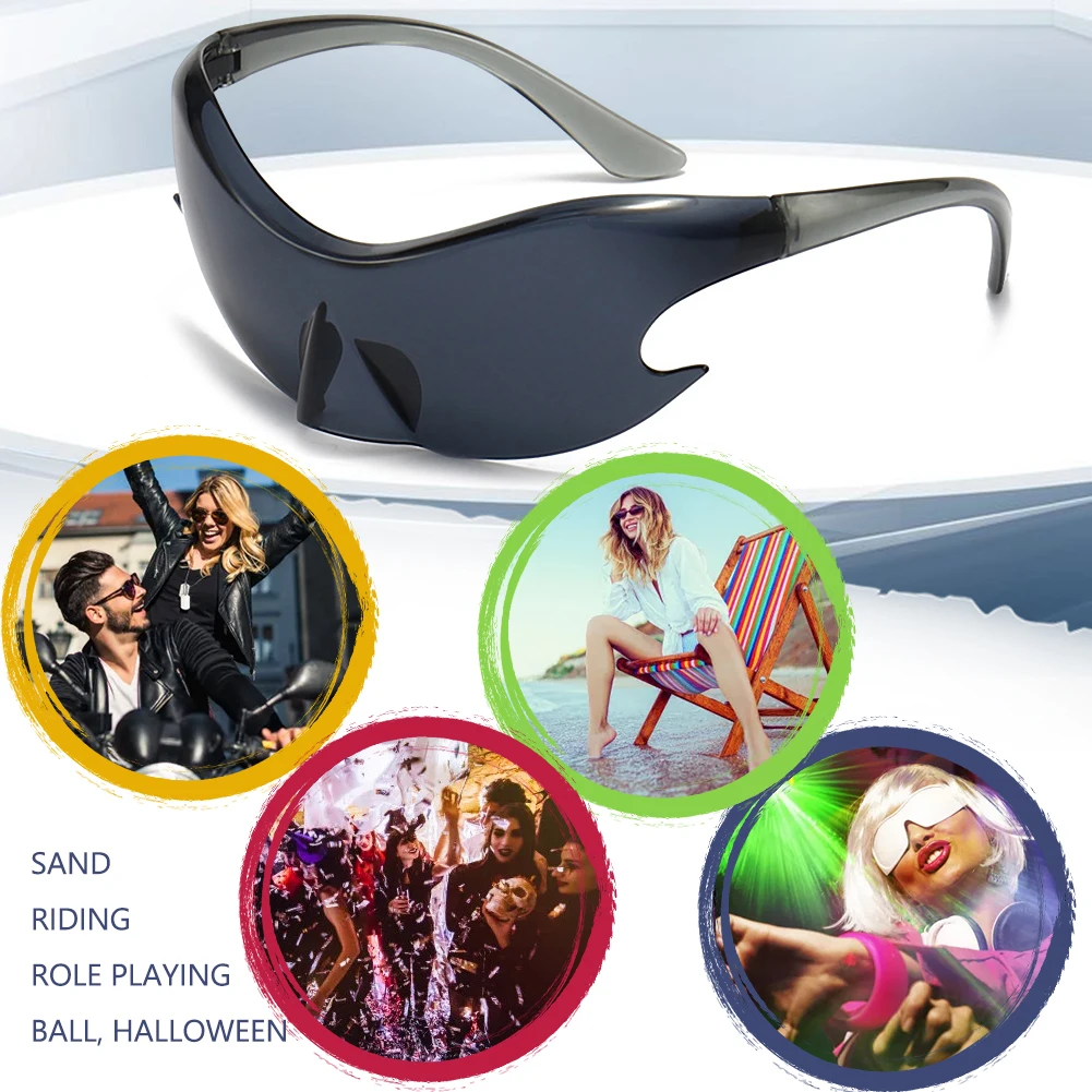 Punk Y2K Sunglasses Unisex Women Men Unique Goggle Sports Saily Eyewear One Piece Sun Glasses Halloween Cosplay Props
Punk Y2K Sunglasses Unisex Women Men Unique Goggle Sports Saily Eyewear One Piece Sun Glasses Halloween Cosplay Props