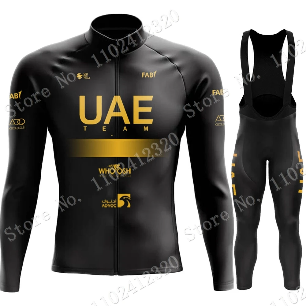 2023 UAE Team Golden Cycling Jersey Set Long Sleeve Winter Cycling Clothing Bike Thermal Jacket Suit Pants Bib MTB Ropa Maillot
2023 UAE Team Golden Cycling Jersey Set Long Sleeve Winter Cycling Clothing Bike Thermal Jacket Suit Pants Bib MTB Ropa Maillot
